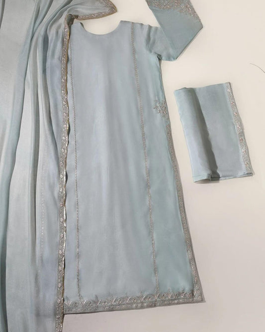 AGHA NOOR COLLECTION ORGANZA 2K24