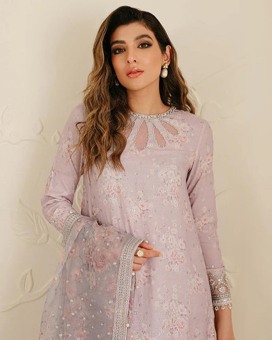 Cross Stich Lawn Collection Stiched