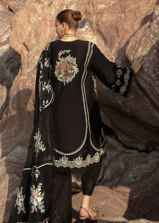Saira Shakira By Crimson Luxury lawn Collection -Black