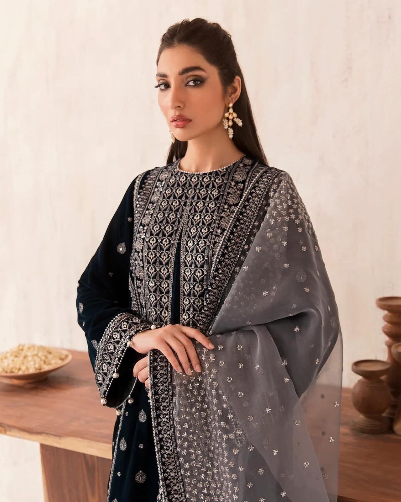 BARAQUE VELVET COLLECTION BLUE