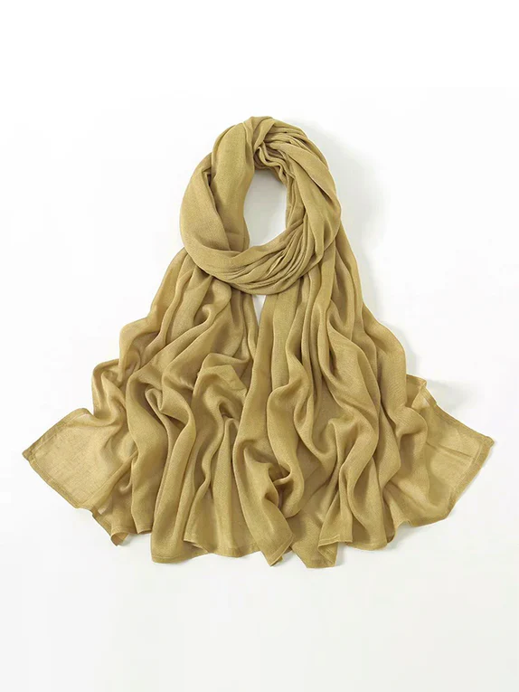 Modal Hijabs - Olive Yellow