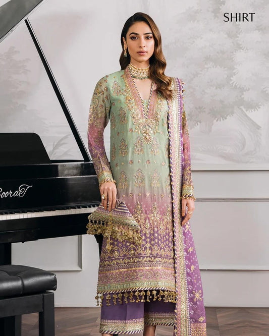 BAROQUE CHANTELLE EMBROIDERED CHIFFION