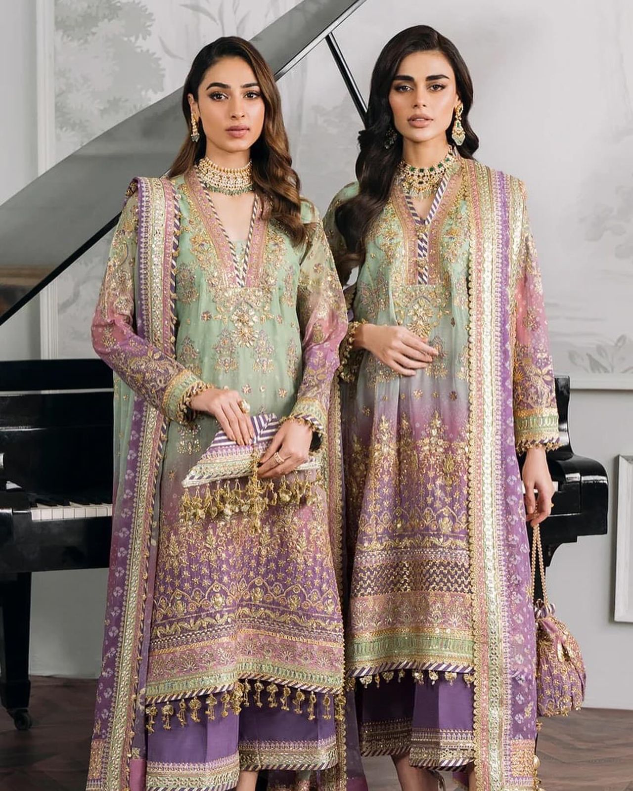 BAROQUE CHANTELLE EMBROIDERED CHIFFION