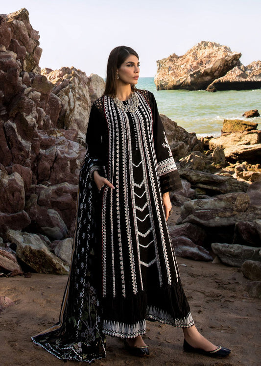 Crimson Luxury Lawn Collection- (Black )