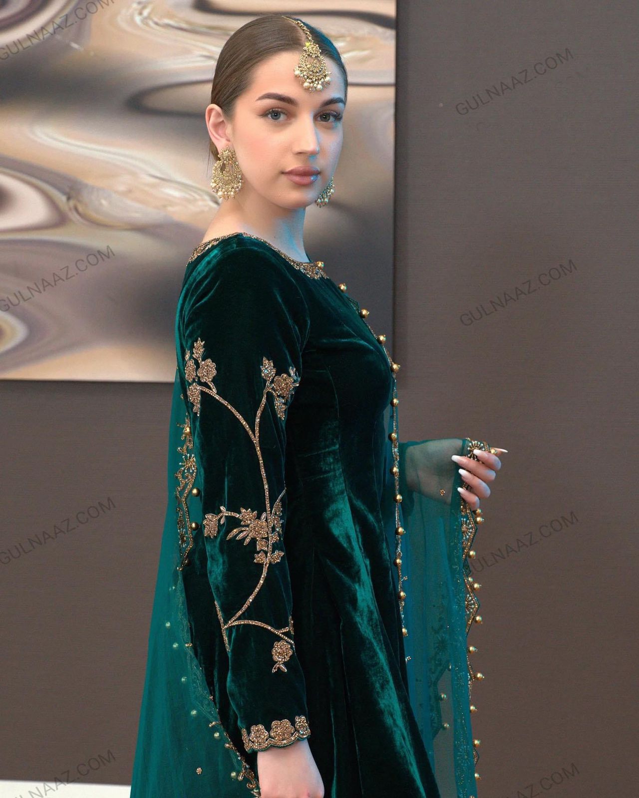Gulaal Embroidered  Velvet Wedding Collection-