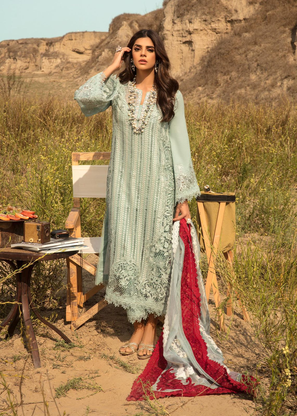 CRIMSON Embroidered Lawn Formal Wedding Collection
