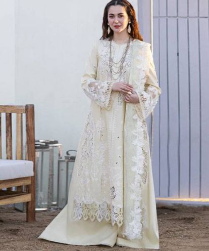 QALMAKR Embroidered Luxury Chikankari Lawn Collection 2K24