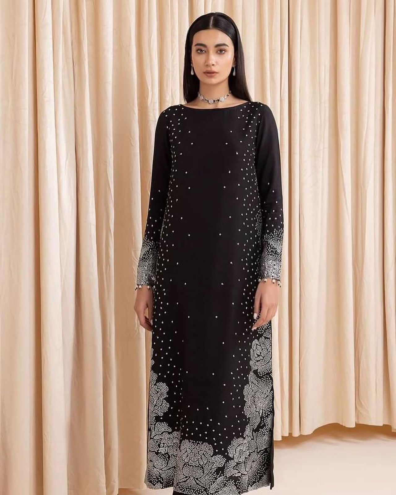 JAZMIN RAW SILK WITH CRINKLE CHIFFON DUPPATTA☆