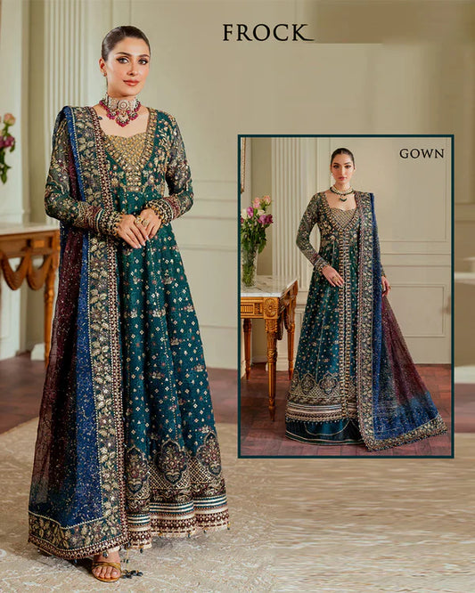 Baroque Chantelle Luxury Embroidered Fomal Wedding Collection-Double Shaded